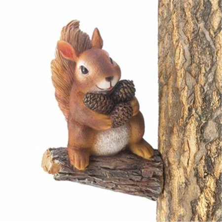 HOME DECOR Home Decor Gathering Squirrel Tree Decor 10017218